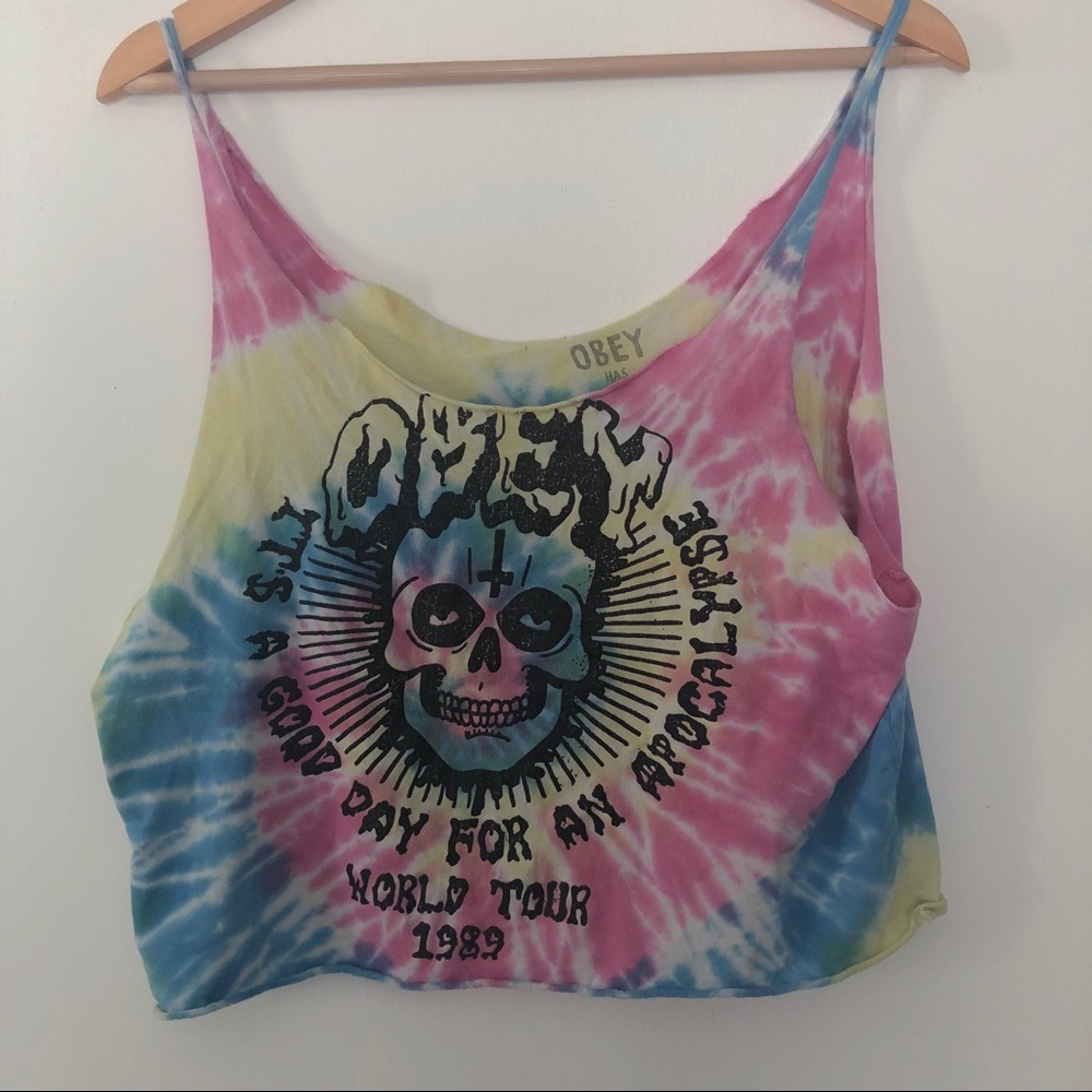 ☀️ Tie dye Cropped Tank